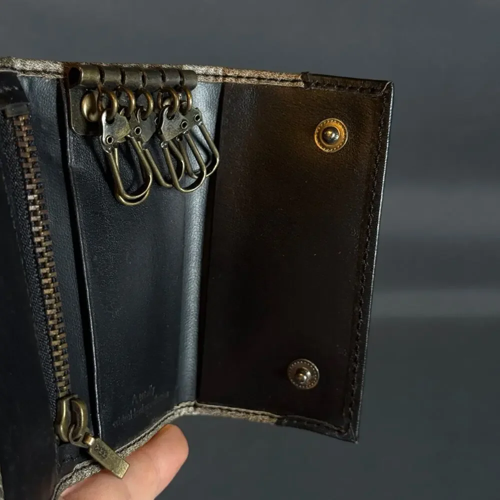 Paio Centinaro Original Leather Wallet Collection Zippered Case